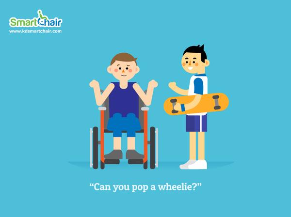 Can you pop a wheelie wheelchair grande