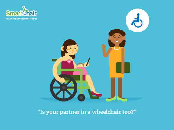 Is your partner in a wheelchair too grande