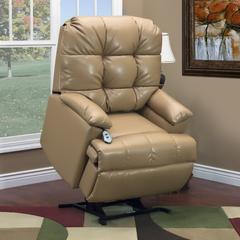 Med Lift Wall A Way Reclining Lift Chair with Fold Out Arms and Element Blue Ultra EZZ III Massage medium
