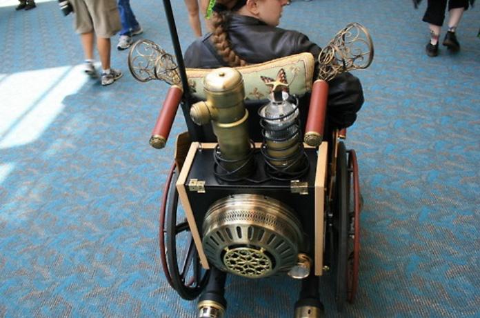 steampunk wheelchair pimped out