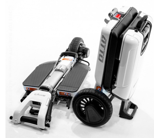 atto folding mobility scooter folding mechanism
