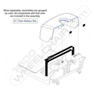 Victory 10-3 Wheel ScooterRear Battery Box