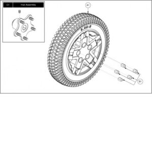 Jazzy 600 ESScrew Set