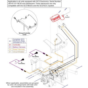 Jazzy Select 6Electronics Assembly