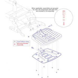 Jazzy Sport 2Mounting Bracket Assembly