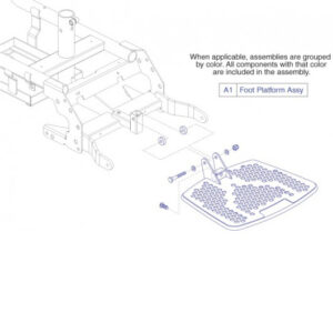 Jazzy Elite ESFoot Platfrom Assembly