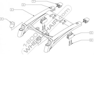 Quickie P222 SE Power ChairRUBBER SUBBASE BUMPER