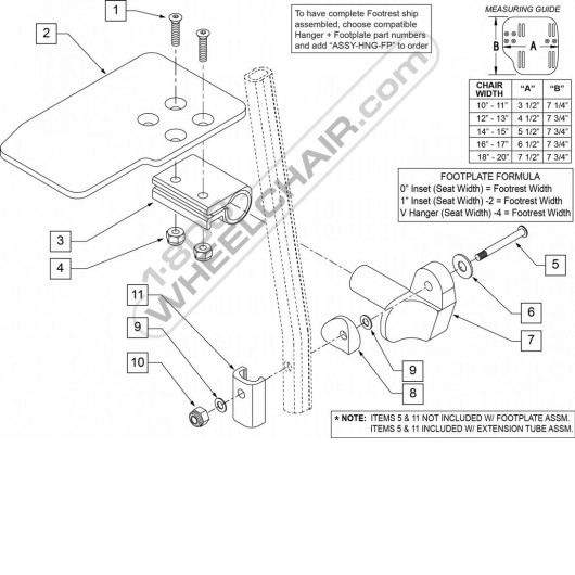 Quickie P222 SE Power ChairKIDS ANGL ADJ F/PLT 10" LLeft