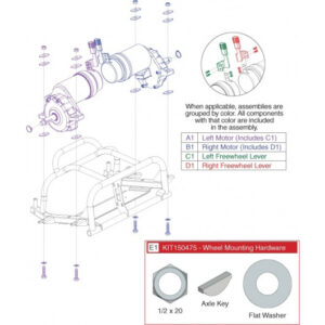 Go ChairLeft Freewheel Lever