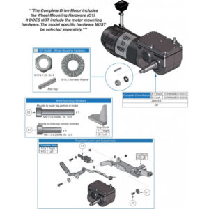 Jazzy 600 ESLeft Drive Motor