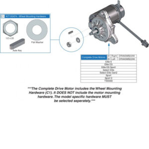 Jazzy Elite ESLeft Drive Motor