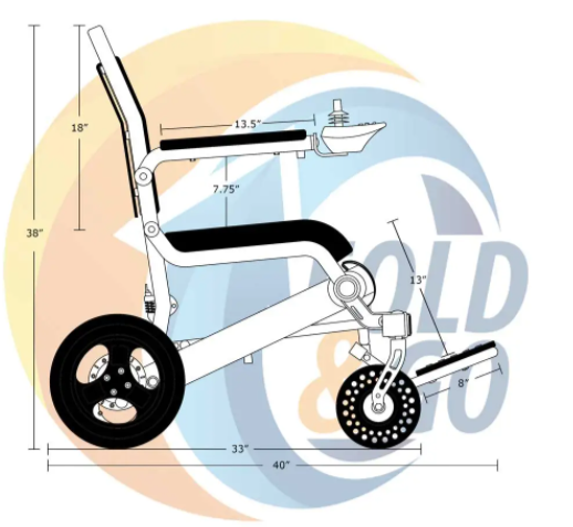 Fold and Go wheelchair dimensions