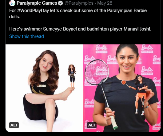 Paralympian barbie
