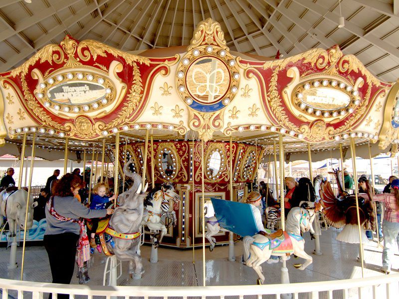 Morgan's Wonderland wheelchair friendly carousel