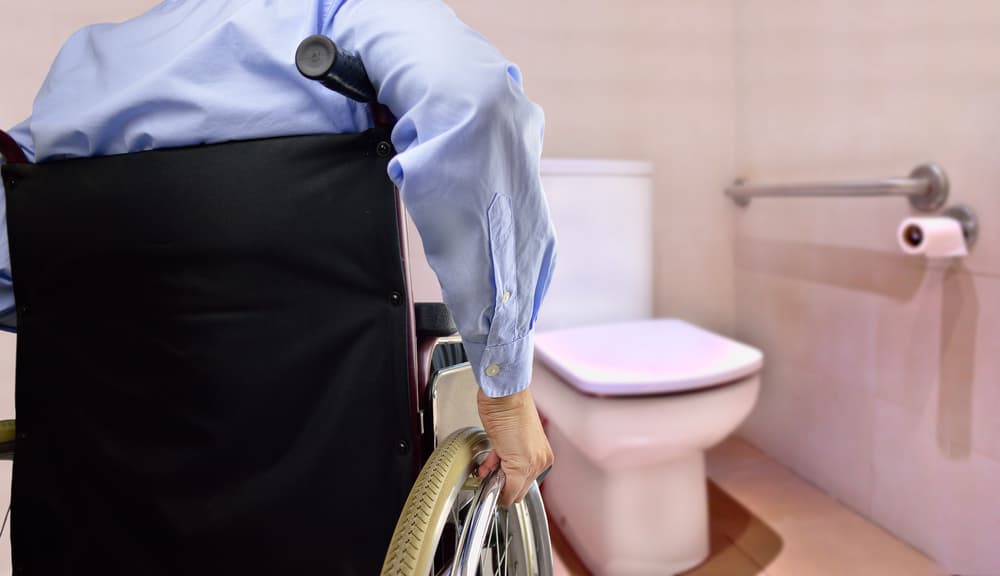Restroom for disability person