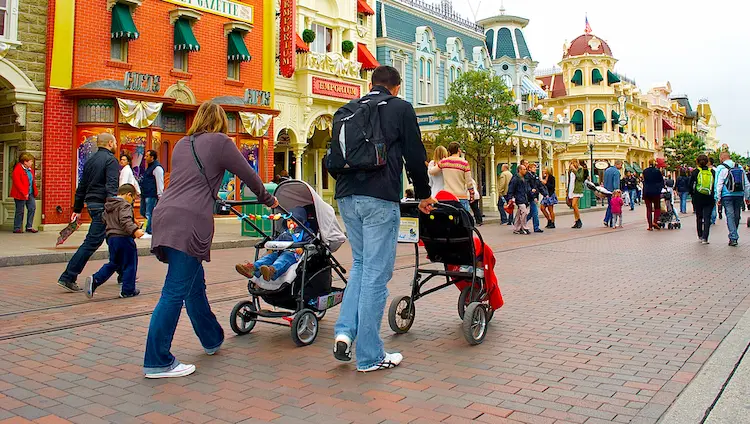 Main street of the Disneyland